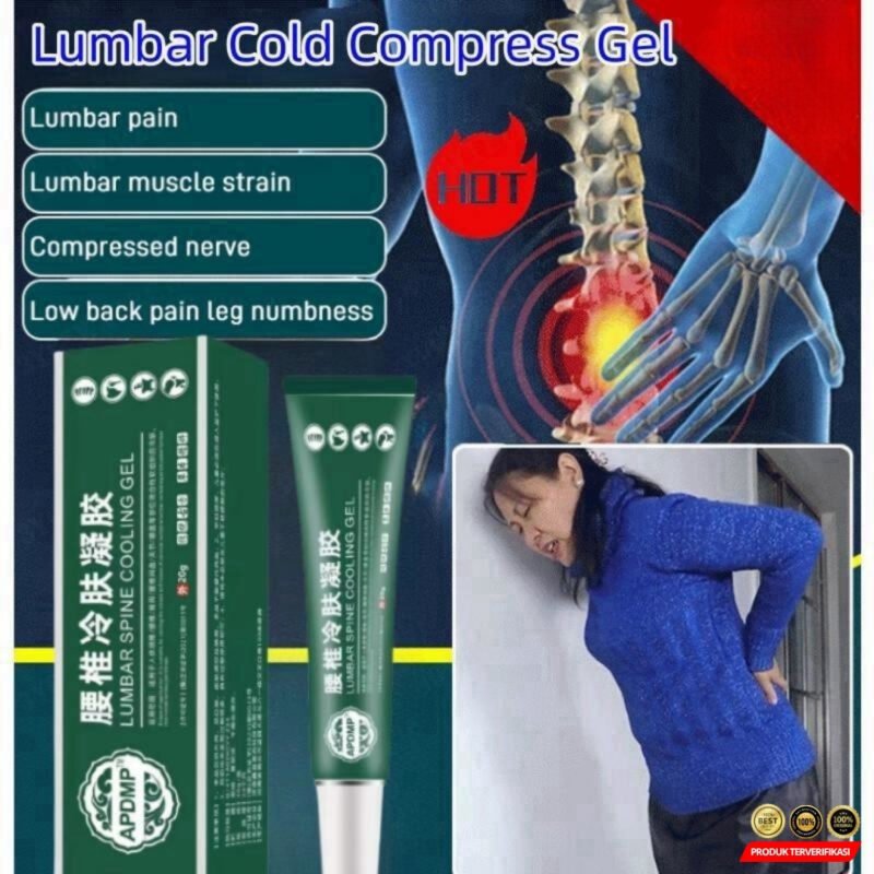 Pereda Nyeri Lumbar Cold Compress Gel Spine Cooling Obat Syaraf Kejepit Obat Sakit Pinggang - Image 9