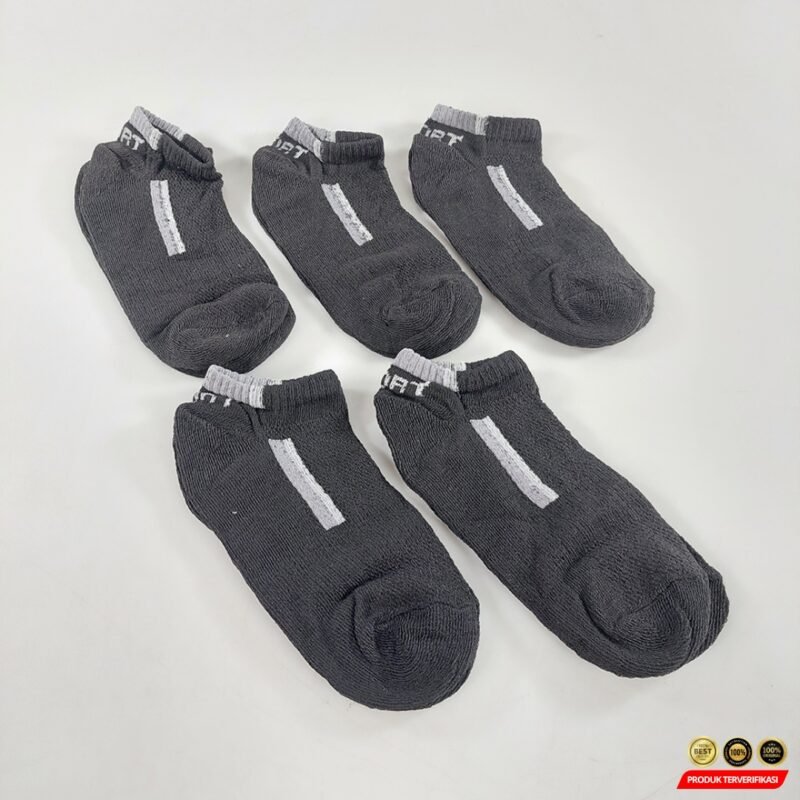 LKWDer Kaos Kaki Ankle Olahraga Anti Bacteria Sock Pria 5 Pasang 43-48 [MRH2] - Image 7