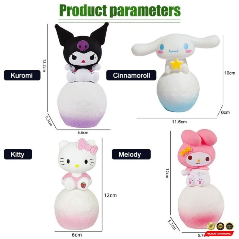 Lampu Tidur Anime Lampu LED Kamar Tidur Dekorasi Lampu Kamar Tidur Mainan Anak Lampu Cake - Gambar 4