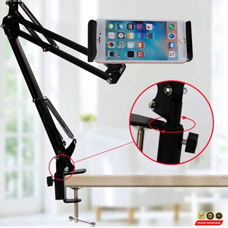 TaffSTUDIO Holder Tablet Smartphone Lazypod Stand Model Boom Arm Table - [MRH1] - Image 3