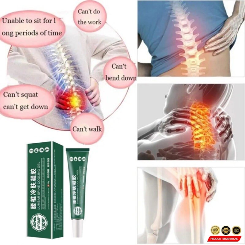 Pereda Nyeri Lumbar Cold Compress Gel Spine Cooling Obat Syaraf Kejepit Obat Sakit Pinggang - Image 3