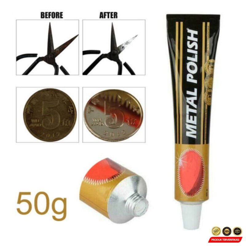 PROMO!!! AUTOSOL METAL POLISH 50 GRAM 50GR PENGKILAP LOGAM POLIS METAL CHROME STAINLESS AUTOSOL - [MRH2] - Image 4