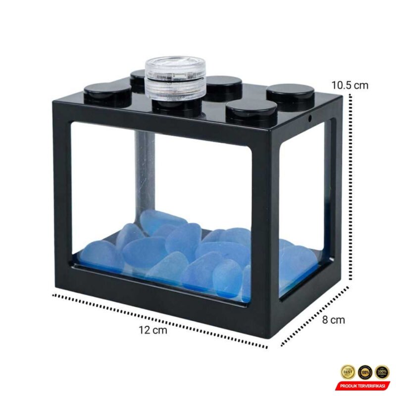 Akuarium Mini Lego Block with Colorful LED - Image 6