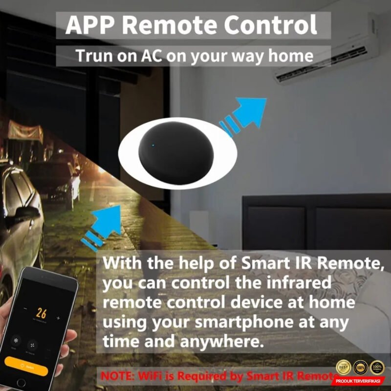 Smart Universal IR Remote Control WiFi TV AC Mijia App - Image 5