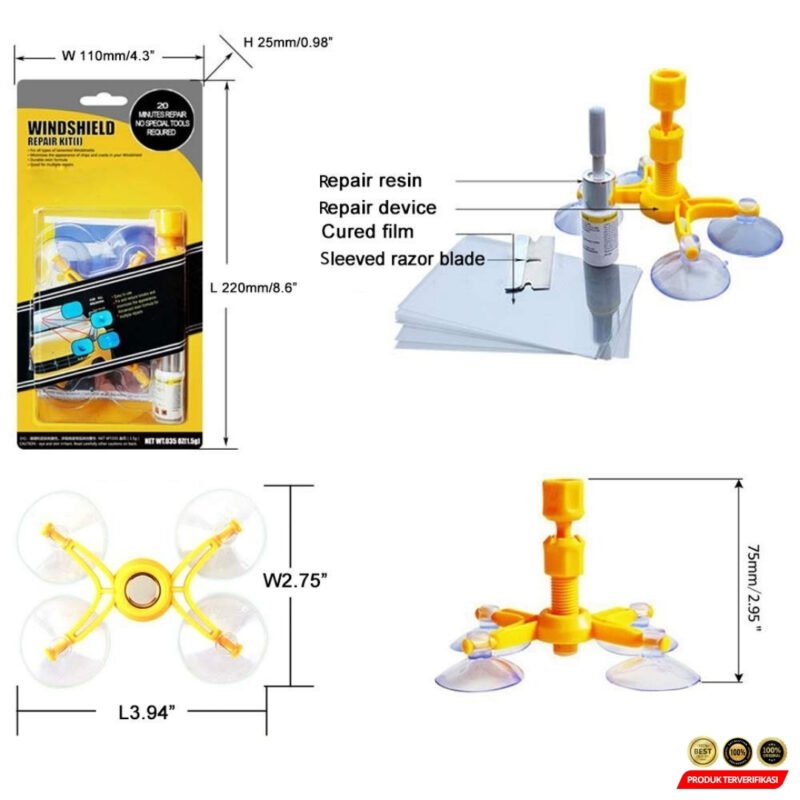 Windshield Repair Kit Glass LEM KACA MOBIL RETAK LEM LAYAR LCD HP LEM KACA AQUARIUM - [MRH2] - Image 4