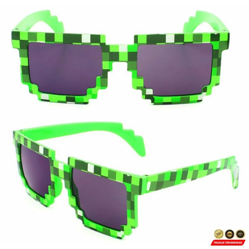 Kacamata Model Pixel Minecraft Mosaics UV400 - Image 4