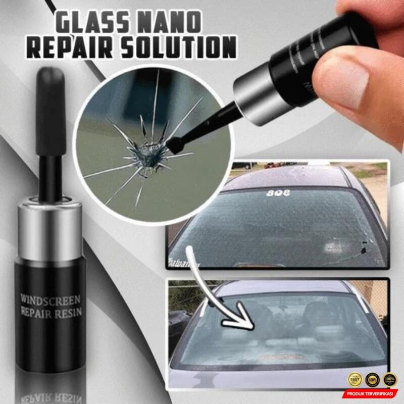 Windshield Repair Kit Glass Cairan service Kaca Retak Lem Mobil Perbaikan Layar Hp Alat Reparasi - [MRH2] - Image 3