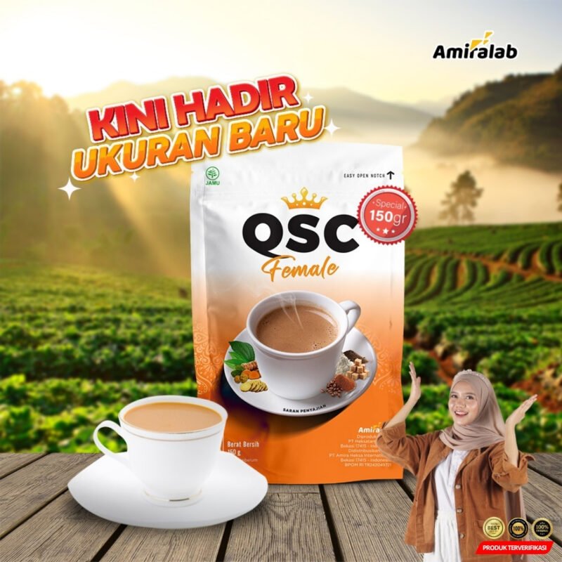 2 Pcs AMIRALAB QUEEN SECRET COFFEE FEMALE Minuman Kopi Pelancar Haid Menstruasi 150gr - [MRH2] - Image 2