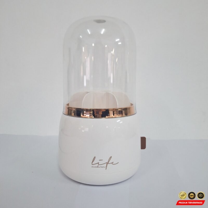 Life Tempat Kuas Make Up Brush Storage Rotating Bucket Dustproof - Image 5