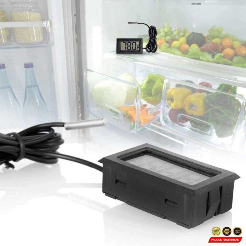 Pengukur Suhu Digital Termometer Aquarium Fish Tank Kabel 1M - Image 8