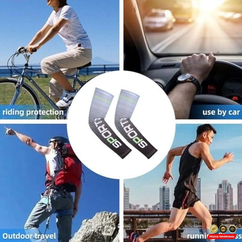 WOSAWE Sarung Pelindung Lengan Tangan Manset Arm UV Protection Sleeve - [MRH1] - Image 7