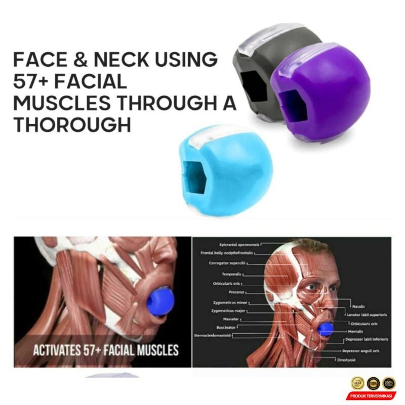 Alat Latihan Rahang Jaw Exercise Silicone Training Ball 3-60lbs - Image 9