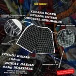 Celana boxer motif