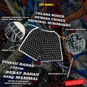 Celana boxer motif