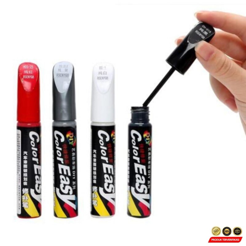 [110 Pcs] Easy Color Spidol Baret Mobil Motor (Hitam 40 - Putih 30 - Silver 20 - Merah 20) - [MRH2] - Image 3