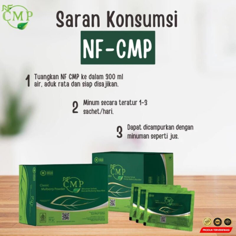 MINUMAN PELANGSING BADAN SERBUK MINUMAN CMP CHLOROPHYLL MINT POWDER ORIGINAL HWI BUBUK - Image 3