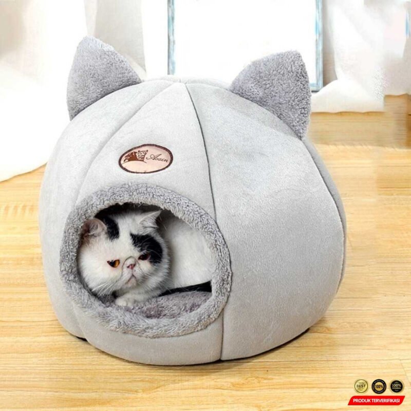 Tempat Tidur Khusus Hewan Peliharaan Kucing Cat House Tent - Image 2