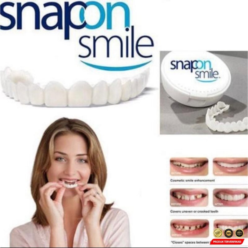 2 Pcs Snap On Smile 100% ORIGINAL Authentic Perawatan Kesehatan Gigi Palsu - Image 5