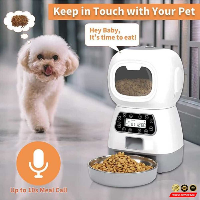 Tempat Makan Hewan Otomatis Food Dispenser 3.5L - Image 3