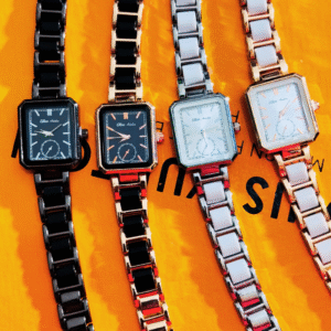 Jam Tangan Wanita Ellen Adelia Keramik Stainless Mewah