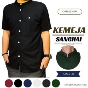 Kemeja Pria Shanghai Polos Untuk Dewasa