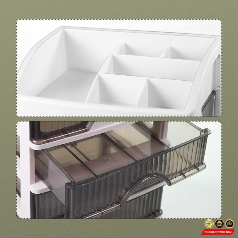 Rak Kosmetik Kotak Make Up Storage Box Organizer 5 Layer - Image 3