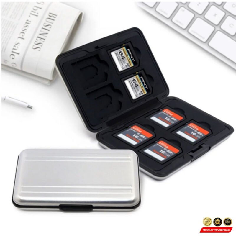 Kotak Penyimpan Kartu Memory SD Card and Micro SD Storage Case 8 Slot - Image 5