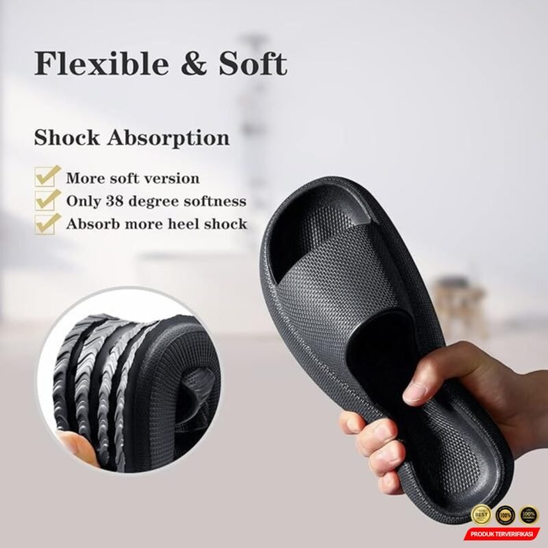 Rhodey Snugee Sandal Rumah Anti Slip Slipper EVA Soft Unisex [MRH2] - Image 8