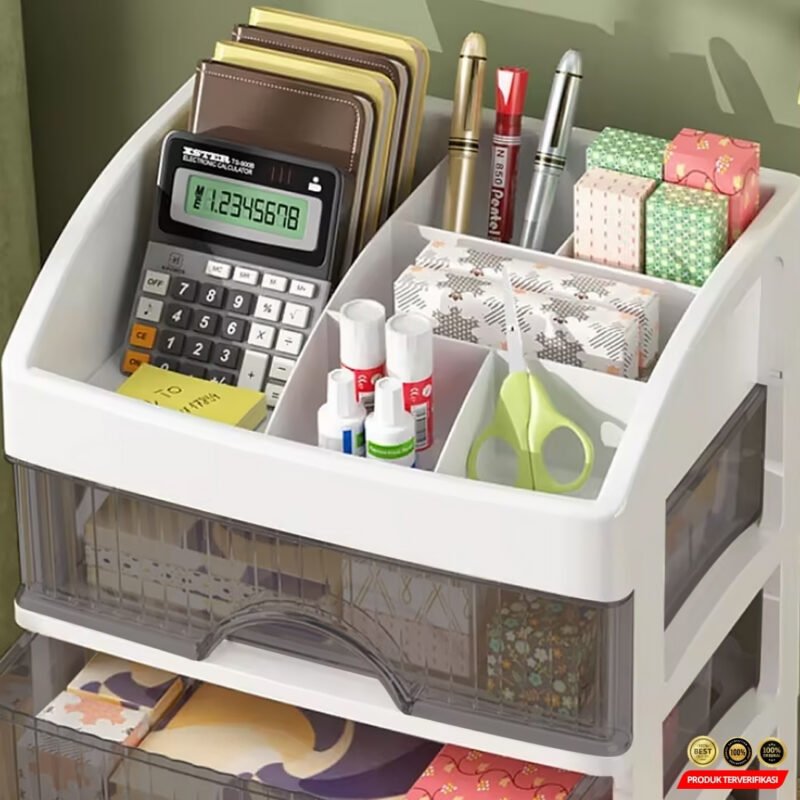 Rak Kosmetik Kotak Make Up Storage Box Organizer 5 Layer - Image 6