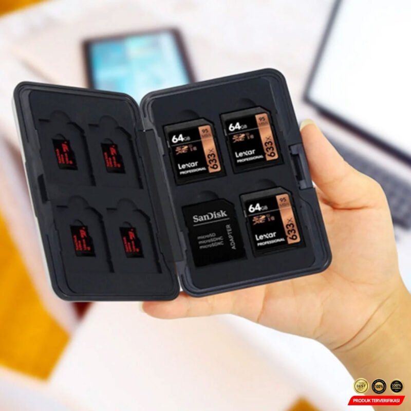 Kotak Penyimpan Kartu Memory SD Card and Micro SD Storage Case 8 Slot - Image 7