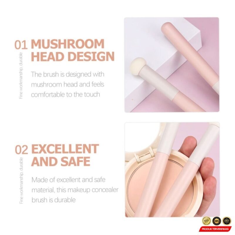 Haibinsuo Kuas Make Up Concealer Lipstick Multifungsi Blending Sponge - Image 7