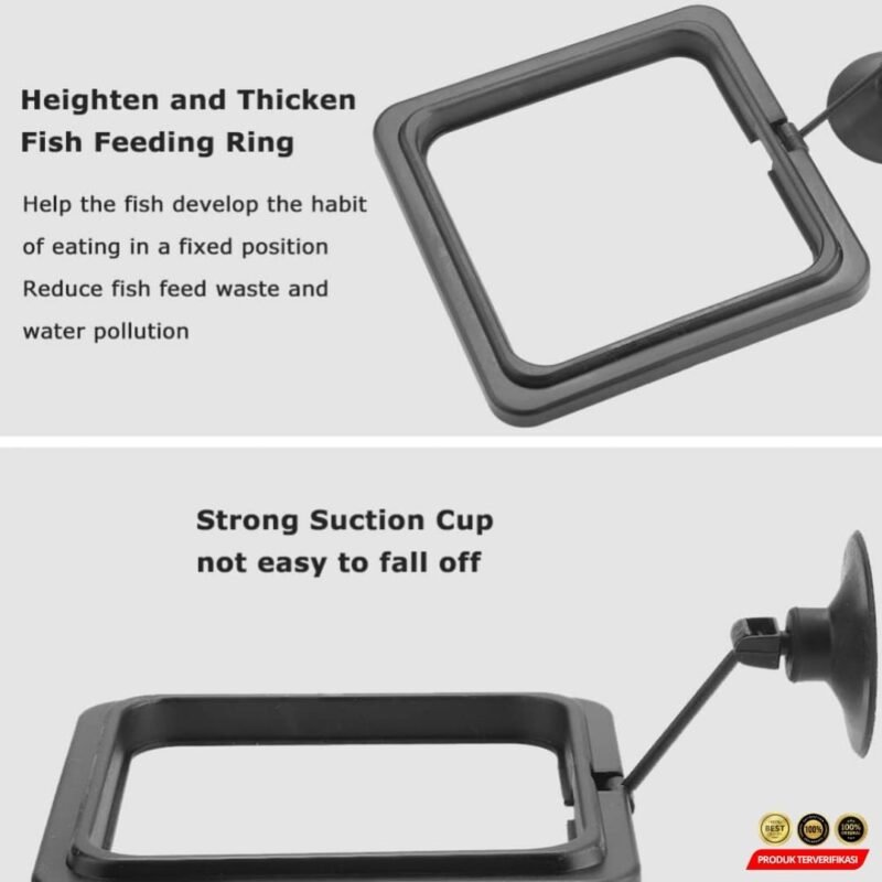 Aifeier Tempat Makan Ikan Aquarium Feeding Ring Floating [MRH2] - Image 5