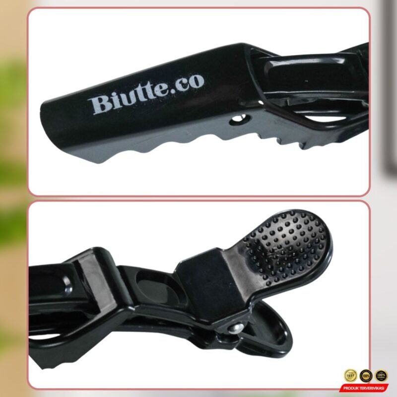 Biutte.co Jepit Rambut Salon Barber Hair Alligator Clip Grip 6 PCS - [MRH1] - Image 3