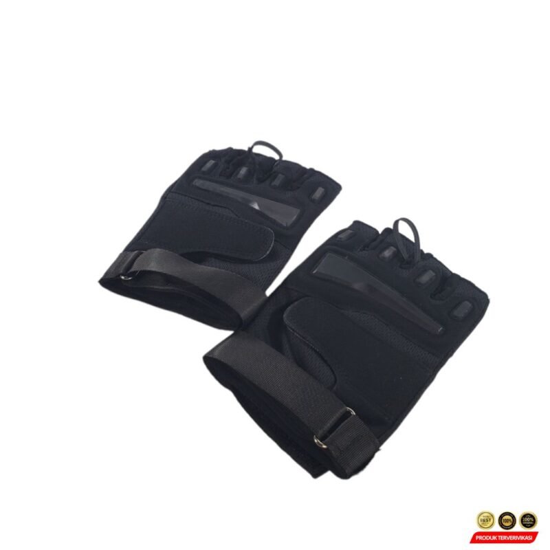 Black Eagle Sarung Tangan Motor Tactical Half Finger L - [MRH1] - Image 6