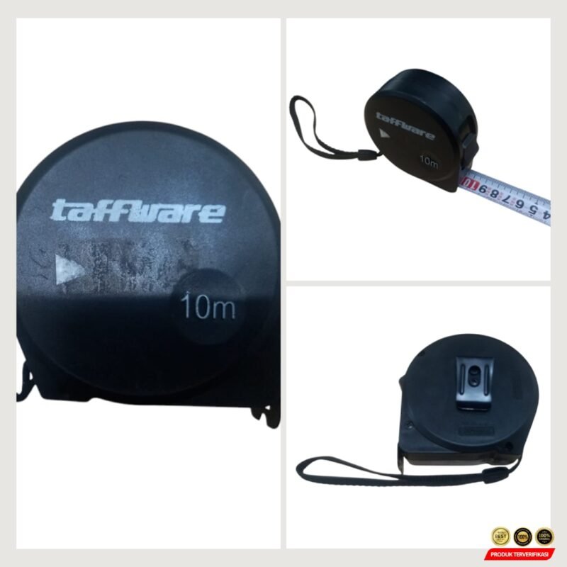 Taffware Meteran Roll Tape Measure Lock System 25mm 10M - Image 5