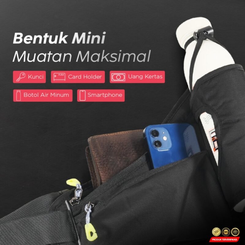 YIPINU Tas Pinggang Olahraga Lari Waterproof Running Waist Bag [MRH2] - Image 8