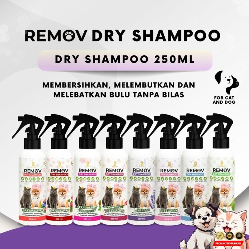 REMOV Pet Dry Shampoo Kucing Dan Anjing - [MRH2] - Image 2