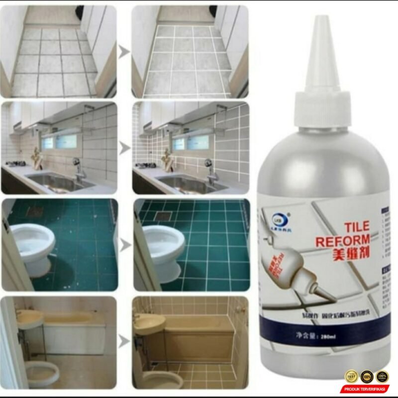 Pengisi Celah Keramik Nat Keramik Tile Reform Waterproof 150ML - Gambar 3