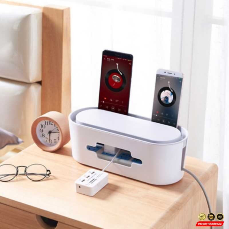 Kotak Organizer Kabel Charger Wire Cable Management Box - Image 4