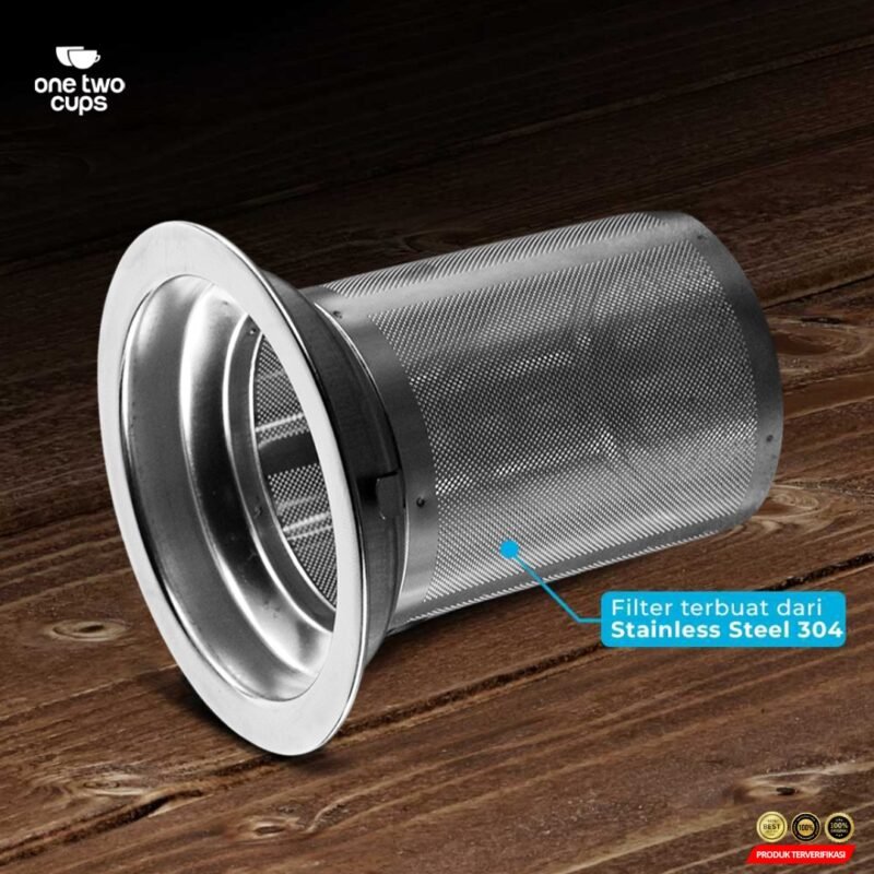One Two Cups Teko Kaca Saringan Tahan Panas Api Infuser Teapot 500ml - [MRH2] - Image 7