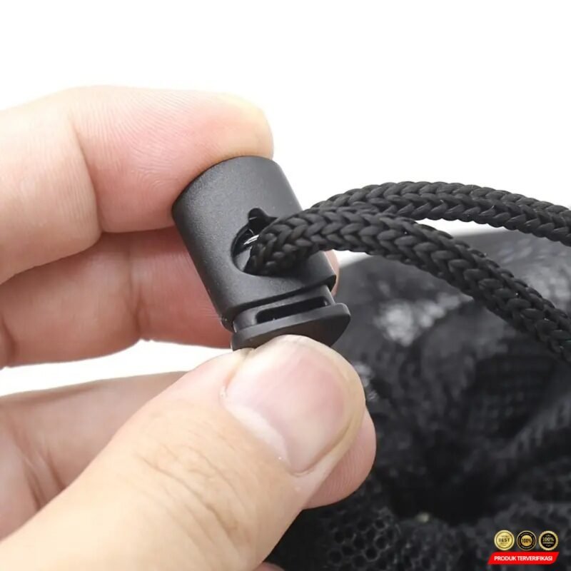 OSHHNI Tas Serut Penyimpanan Bola Basket Olahraga Drawstring Bag Mesh - [MRH2] - Image 4