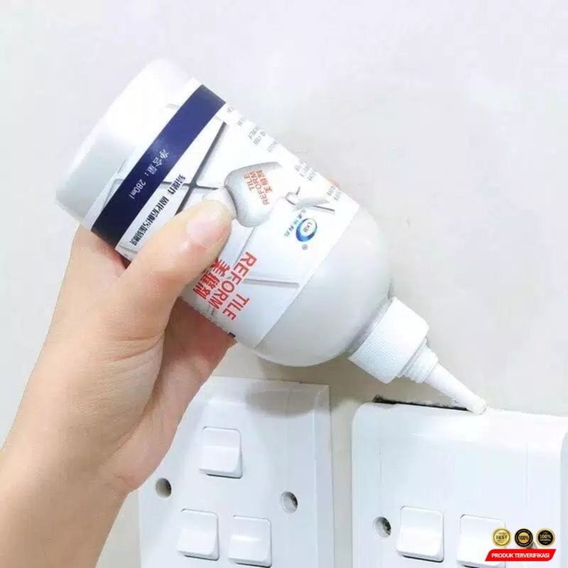 Pengisi Celah Keramik Nat Keramik Tile Reform Waterproof 150ML - Gambar 8