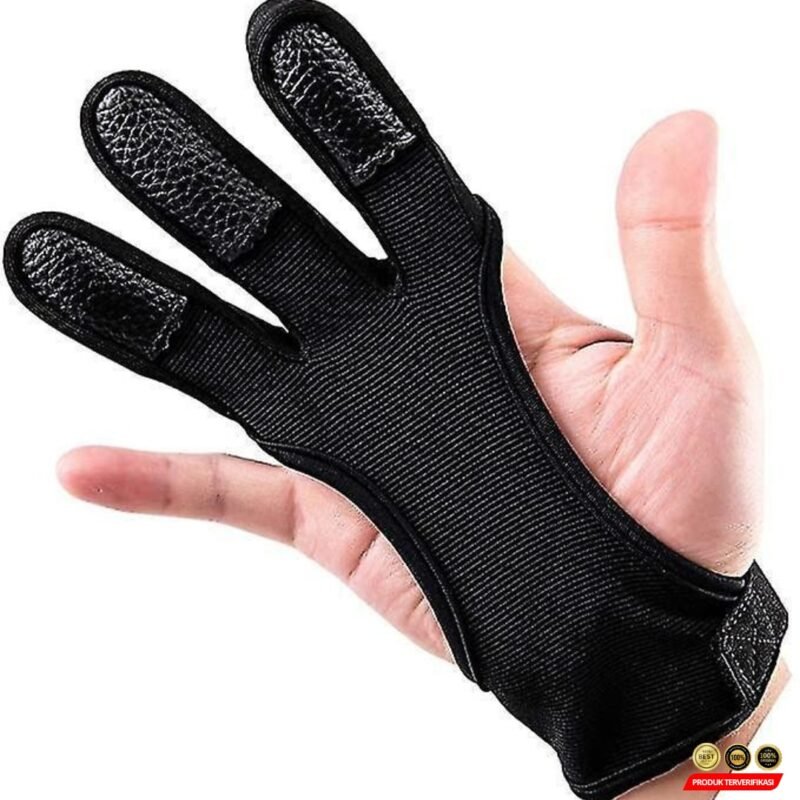 JSHZ Sarung Tangan Olahraga Panahan Archery Glove 3 Fingers - [MRH2] - Image 5