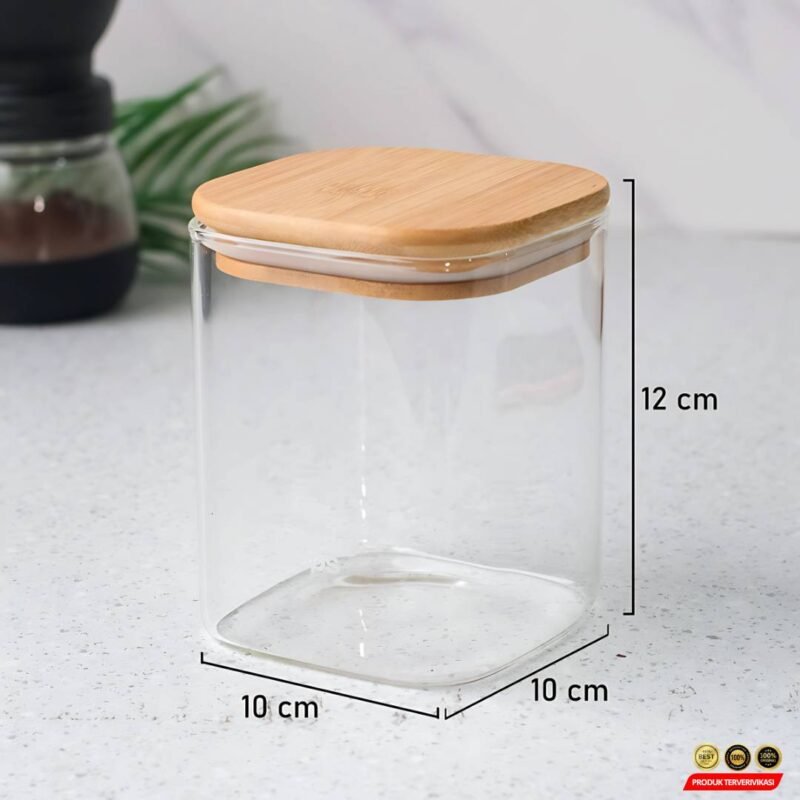 Toples Kaca Penyimpanan Makanan