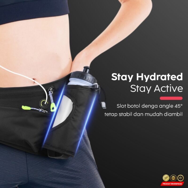 YIPINU Tas Pinggang Olahraga Lari Waterproof Running Waist Bag [MRH2] - Image 6