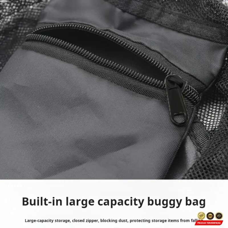 OSHHNI Tas Serut Penyimpanan Bola Basket Olahraga Drawstring Bag Mesh - [MRH2] - Image 6