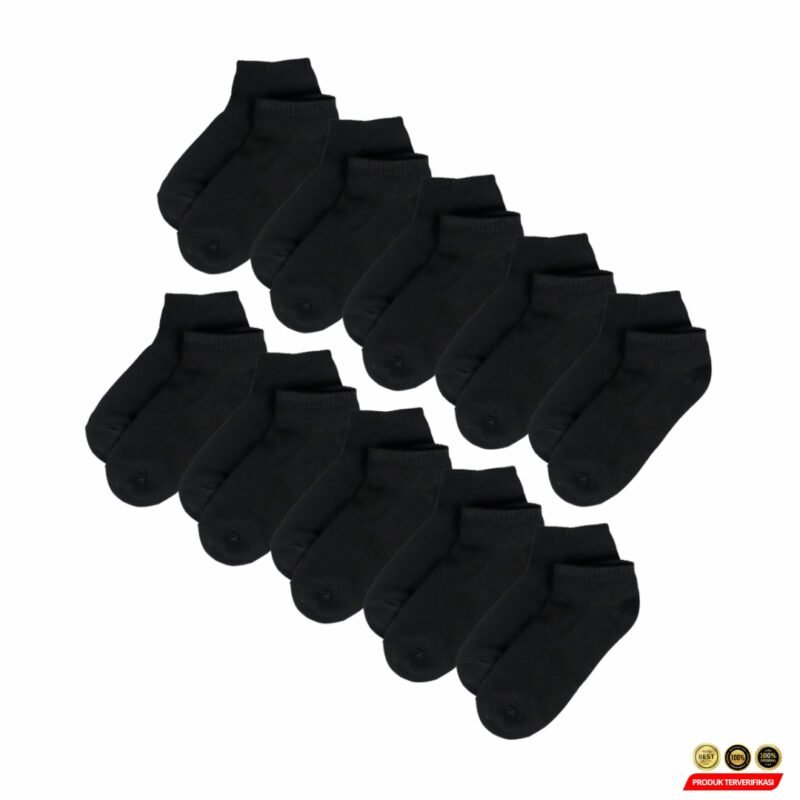 Kaus Kaki Olahraga Pria Motif Jaring 10 Pair - [MRH2] - Image 4