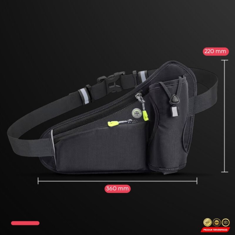 YIPINU Tas Pinggang Olahraga Lari Waterproof Running Waist Bag [MRH2] - Image 7