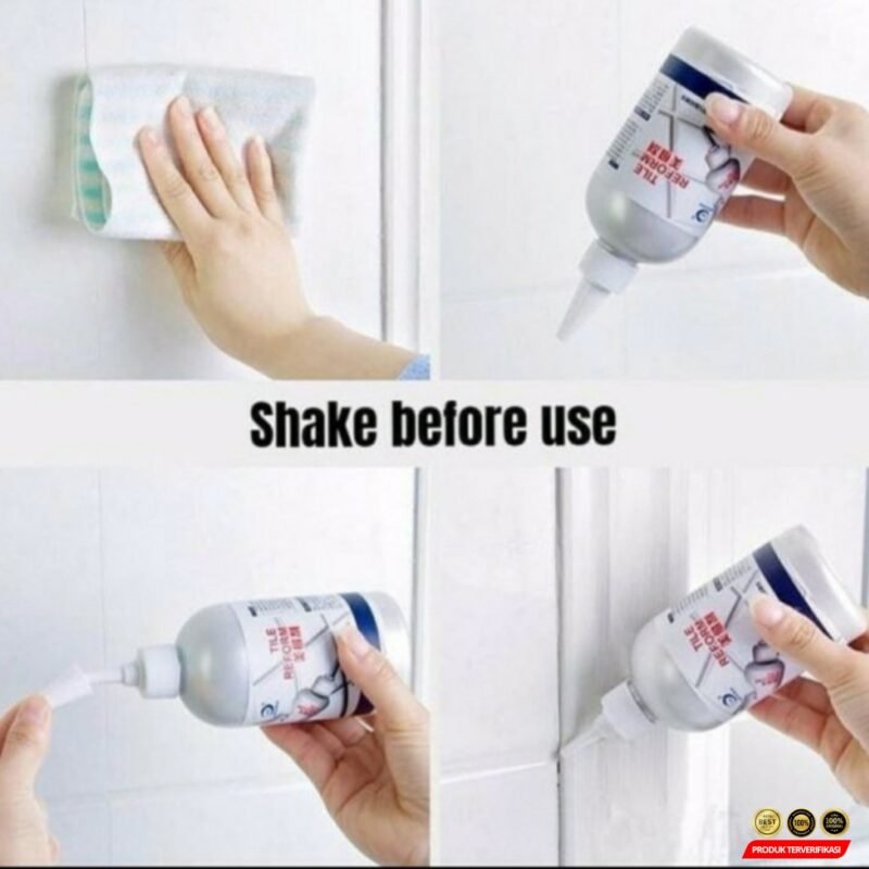 Pengisi Celah Keramik Nat Keramik Tile Reform Waterproof 150ML - Gambar 5