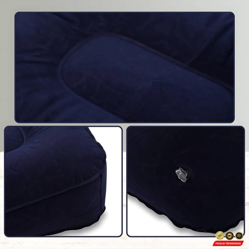 SOKI Bantal Angin Kaki Portabel Inflatable Relaxing Feet Pillow - [MRH1] - Image 3